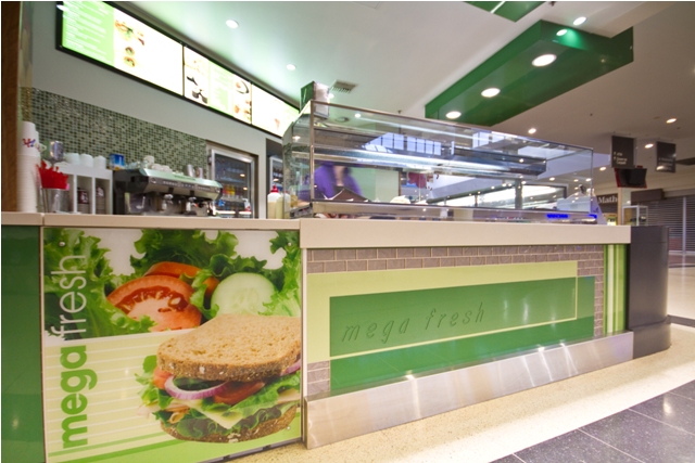 Megabite food-court fitout · Wagga Wagga Marketplace